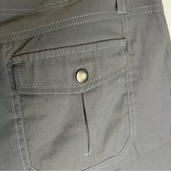 Kuhl Kliffside Air Roll-up Shorts Hiking Outdoor Gray Women's Sz 12 Style #6232 - Picture 12 of 15